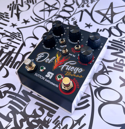 The Del Fuego Fuzz & Boost Pedal – Bass version